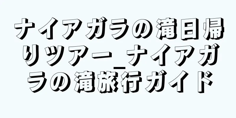 ナイアガラの滝日帰りツアー_ナイアガラの滝旅行ガイド