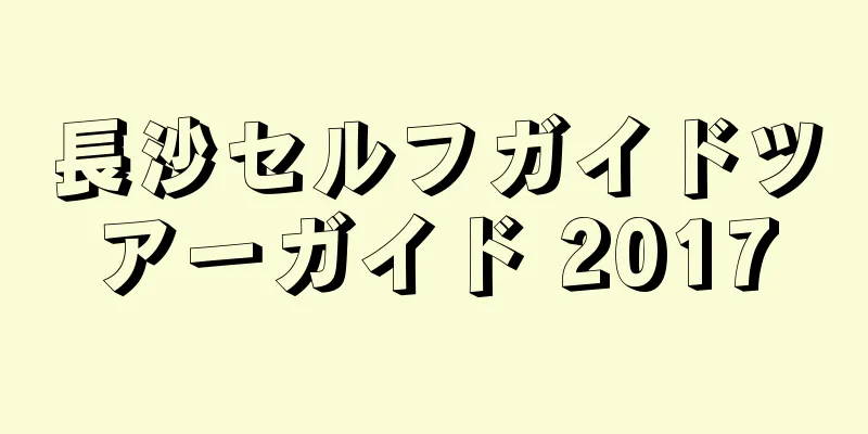 長沙セルフガイドツアーガイド 2017
