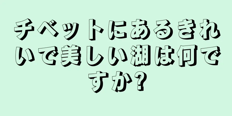 チベットにあるきれいで美しい湖は何ですか?