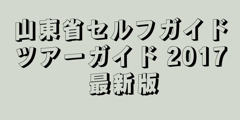 山東省セルフガイドツアーガイド 2017 最新版