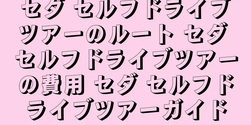 セダ セルフドライブツアーのルート セダ セルフドライブツアーの費用 セダ セルフドライブツアーガイド