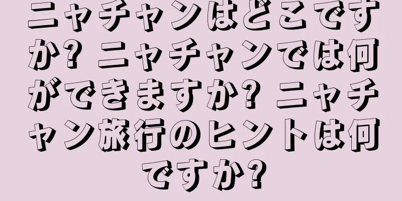 ニャチャンはどこですか? ニャチャンでは何ができますか? ニャチャン旅行のヒントは何ですか?