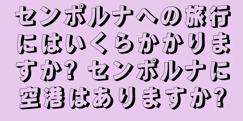 センポルナへの旅行にはいくらかかりますか? センポルナに空港はありますか?