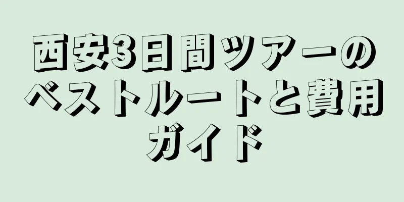 西安3日間ツアーのベストルートと費用ガイド