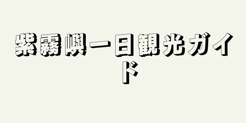 紫霧嶼一日観光ガイド