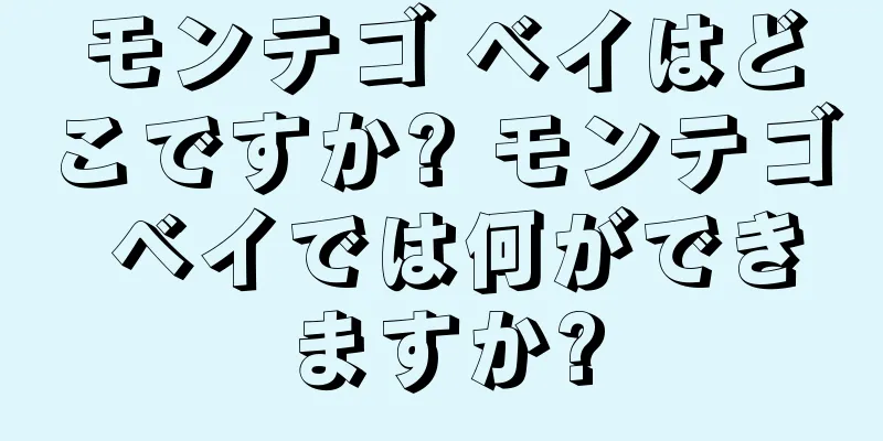 モンテゴ ベイはどこですか? モンテゴ ベイでは何ができますか?