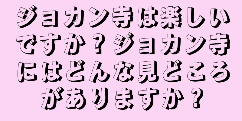 ジョカン寺は楽しいですか？ジョカン寺にはどんな見どころがありますか？