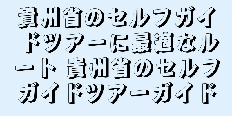 貴州省のセルフガイドツアーに最適なルート 貴州省のセルフガイドツアーガイド