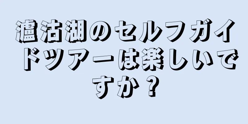瀘沽湖のセルフガイドツアーは楽しいですか？