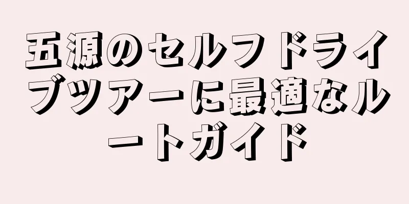 五源のセルフドライブツアーに最適なルートガイド