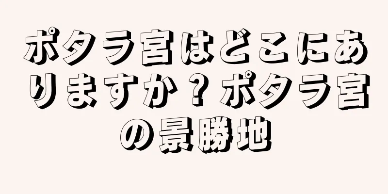ポタラ宮はどこにありますか？ポタラ宮の景勝地