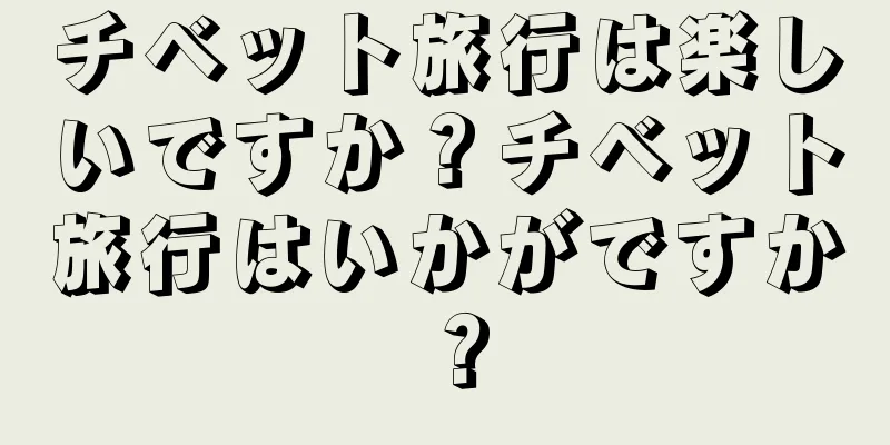 チベット旅行は楽しいですか？チベット旅行はいかがですか？