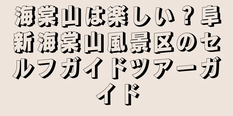 海棠山は楽しい？阜新海棠山風景区のセルフガイドツアーガイド