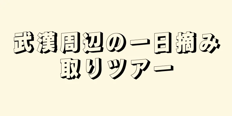 武漢周辺の一日摘み取りツアー