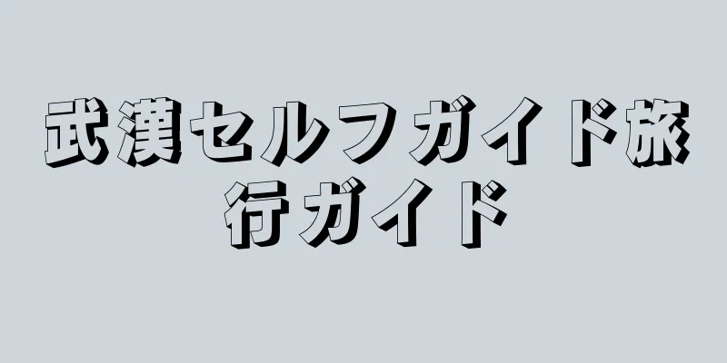 武漢セルフガイド旅行ガイド