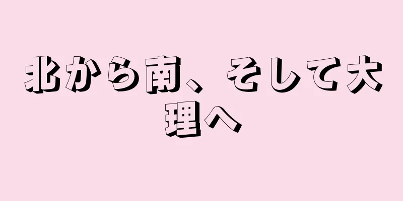北から南、そして大理へ